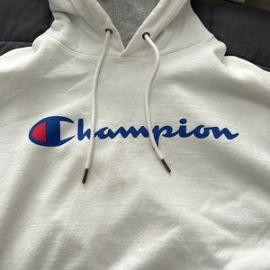 White Champion Hoodie Men’s XL